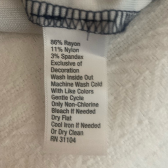 NWT navy/white striped dress. - Picture 5 of 5